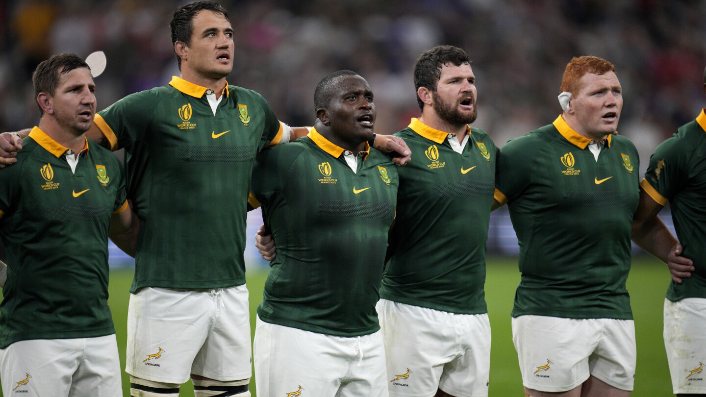 South African flag may be taken down at rugby cricket World Cups